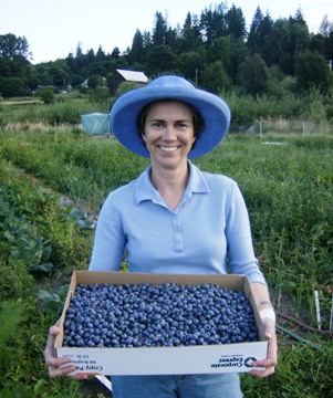 happy blueberry lover